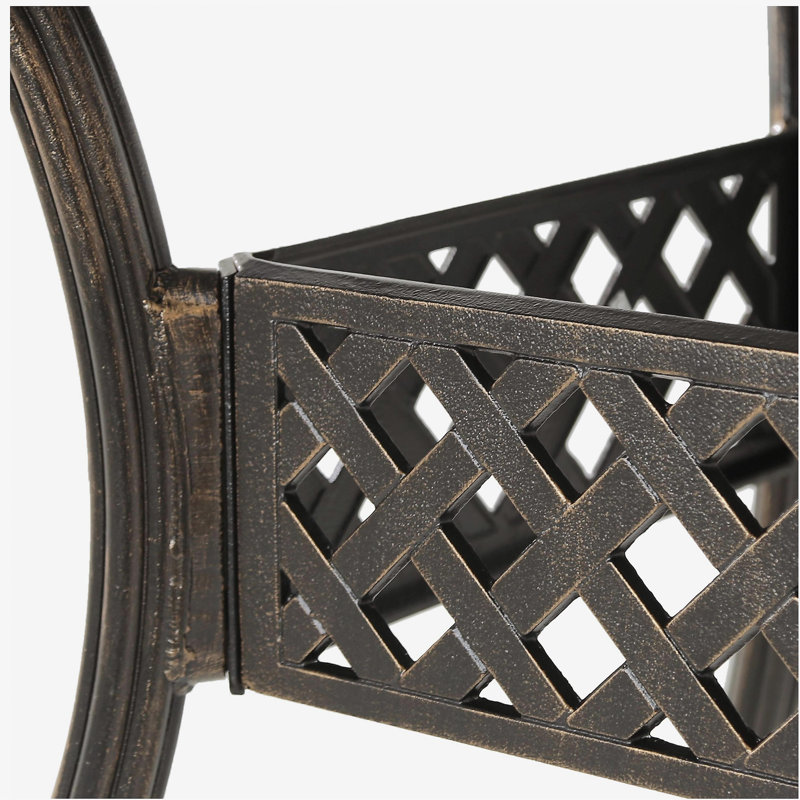 ABIGAIL CAST EXPANDABLE DINING TABLE