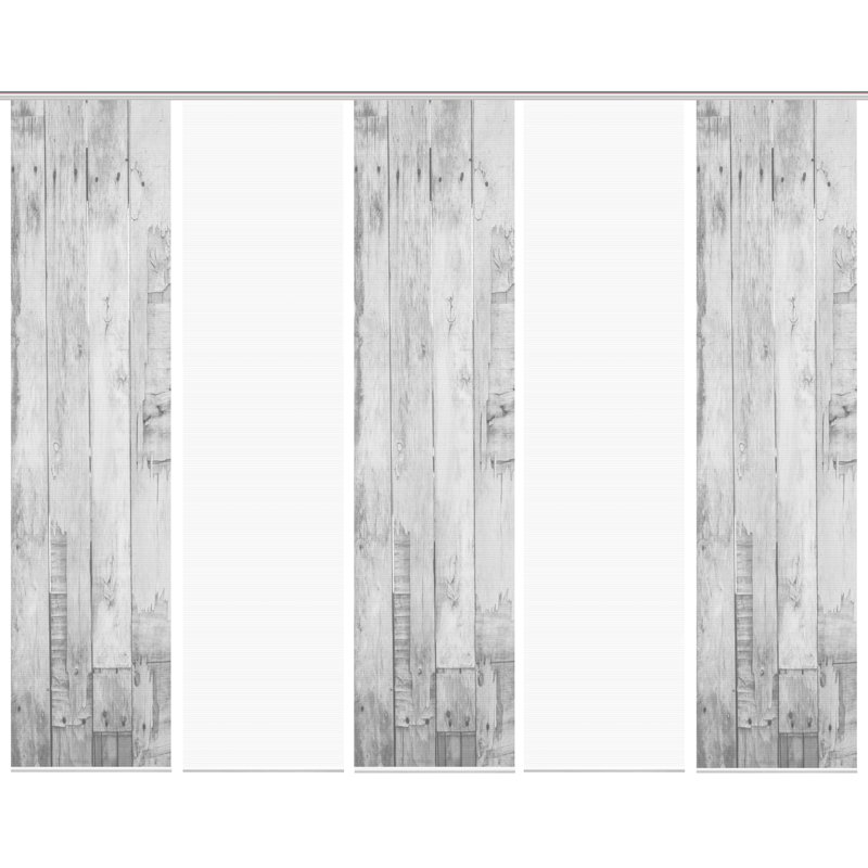 Semi Sheer Sliding Panel, Natural colors