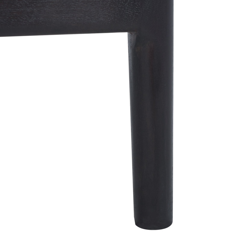 Tabouret de comptoir Darin, Siège blanc / structure noire
