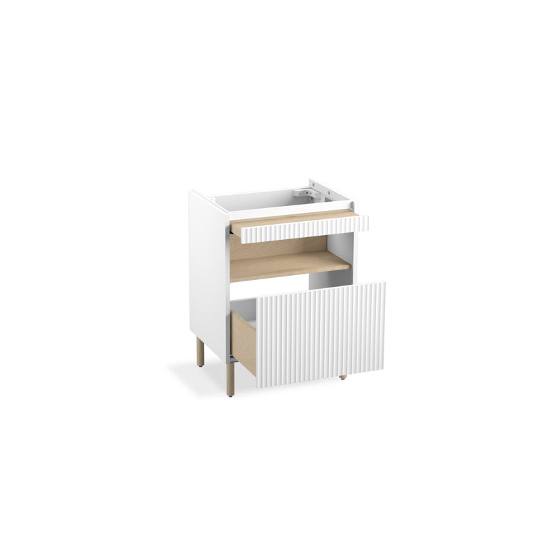 Spacity 22-3/4 In. Wall-Hung Bathroom Vanity Cabinet, White