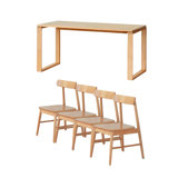 Long table work table Solid wood large board table