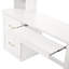 Bureau d'ordinateur moderne de style champêtre avec étagère-1873593227