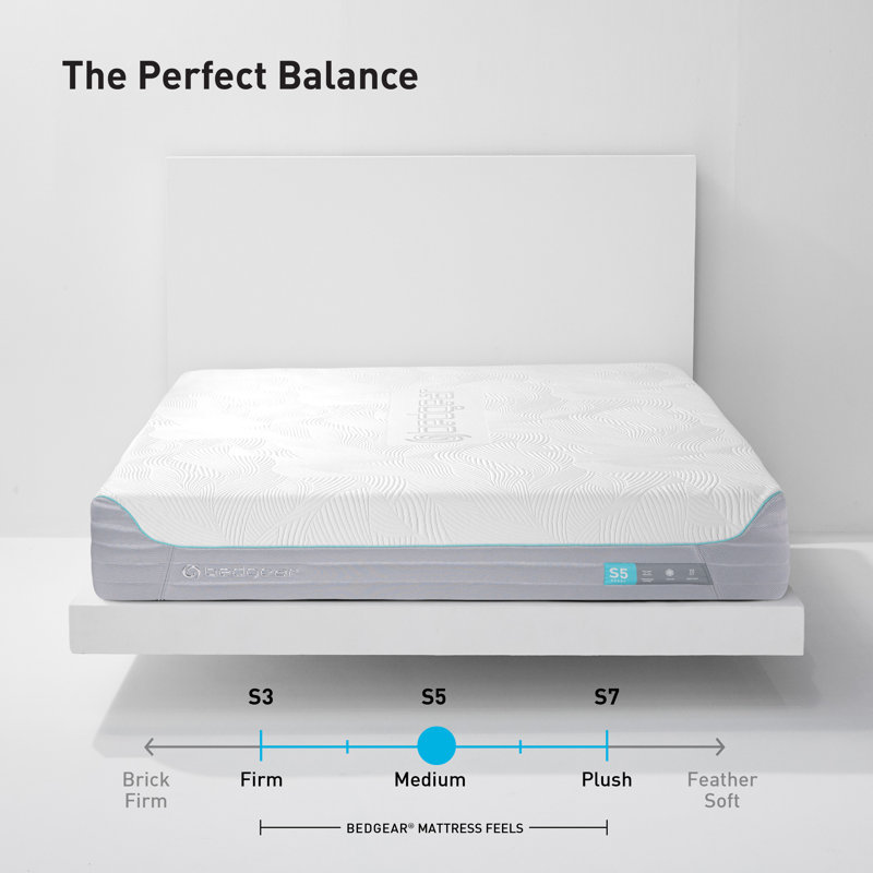 Bedgear Luxury Sport Performance Mattress - Instant Cooling by Ver-Tex Technology, Full/Double