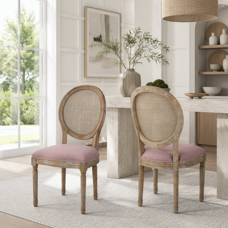chaise de salle à manger, Rosé, Rosé