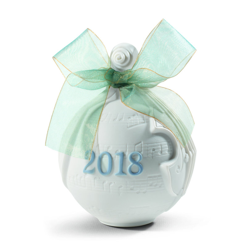 Christmas Ball Figurine, Blue