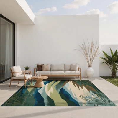 Tapis intérieur et extérieur Starlit Arches