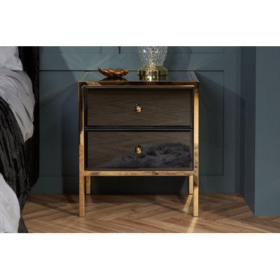 Bellevue 2 Drawer Bedside Table