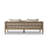 86'' Wide Teak Patio Sofa with Cushions