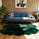 Cozy Thick Green Faux Sheepskin Area Rug