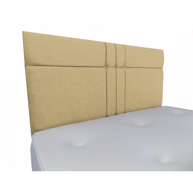 Upholstered Headboard, Small Single (2'6), Naples Velvet, Ivory