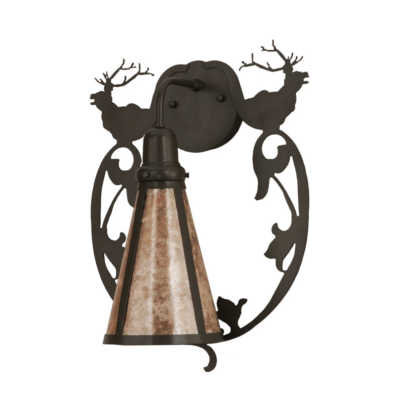 Rustic Lodge 1 - Light Armed Sconce