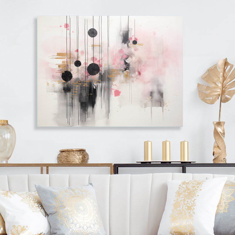 Lustre Sumi Zen V - impressions murales modernes en métal, H 16 po x l 32 po x P 1 po