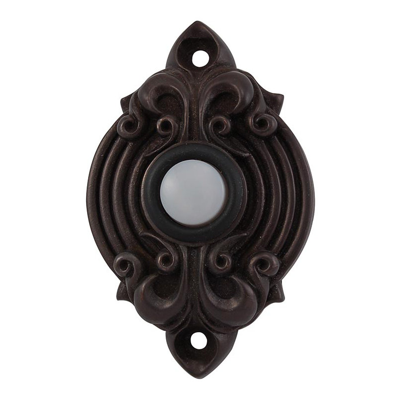 Sforza Push Button, Oil-Rubbed Bronze