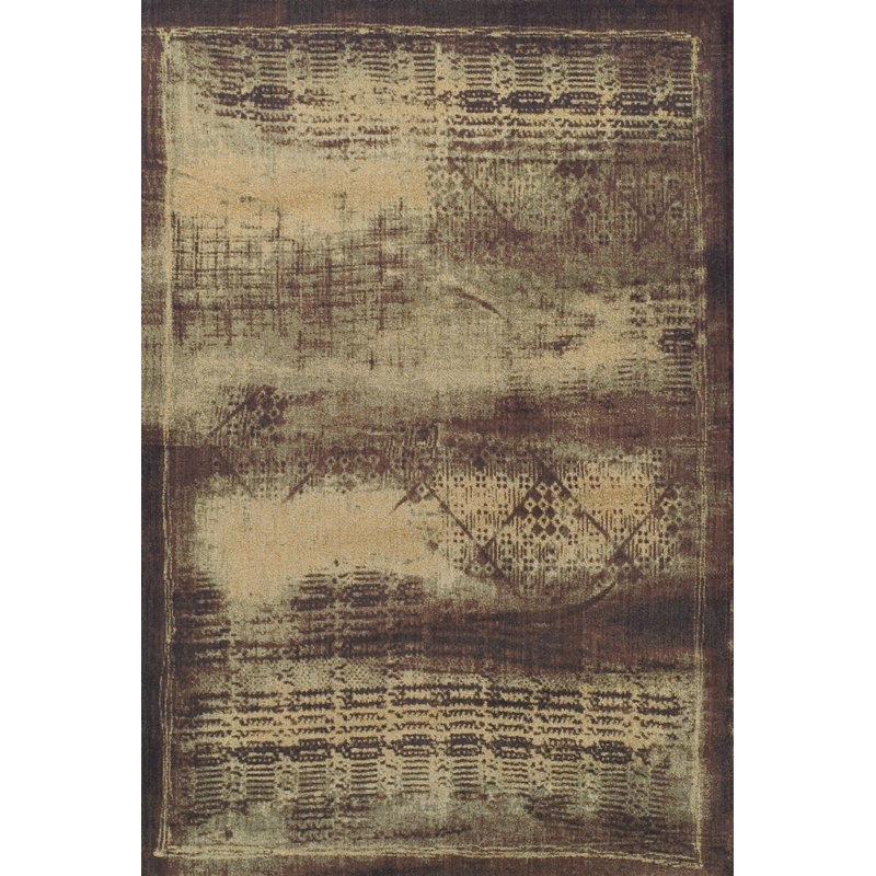 Tapis chocolat Granli Matisse, Rectangle 6 pi 7 po x 9 pi 4 po
