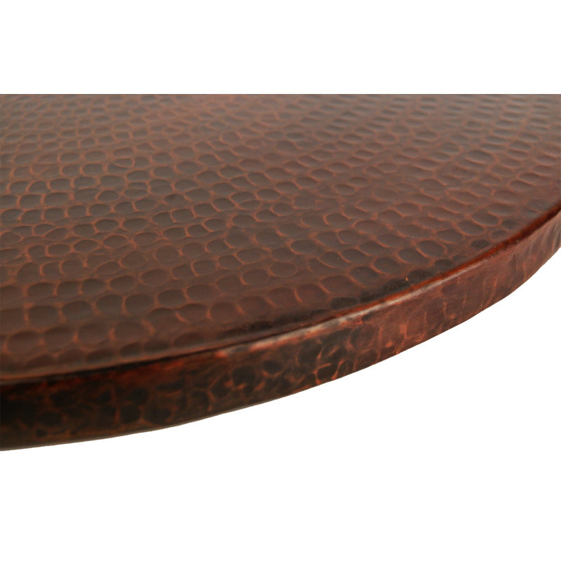 Hammered Copper Lazy Susan, 20"