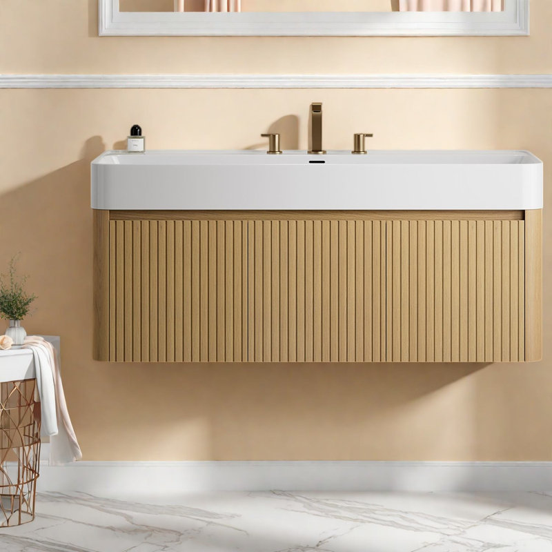 Wall Mounted With Solid Surface Top, 47.24
