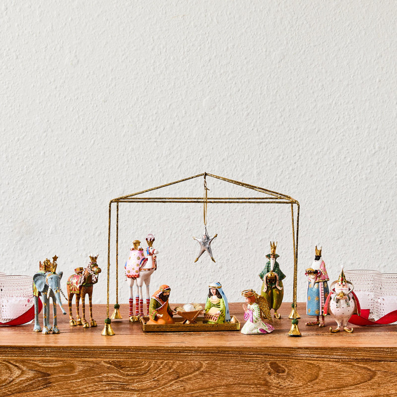 13 Piece Nativity Patience Brewster Mini Introductory Set