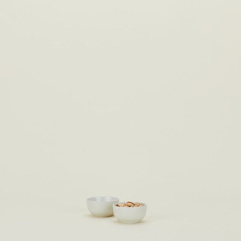 Frej Stoneware Dessert Bowl, Bone