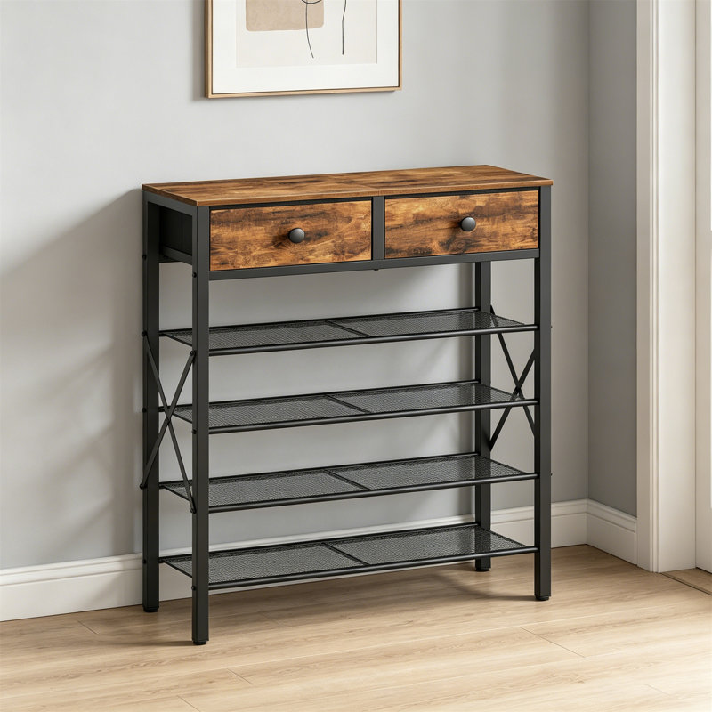 16 Pair Shoe Rack