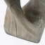 Table d'appoint MGO Twist Shape, texture semblable au bois, couleur grise-215933002