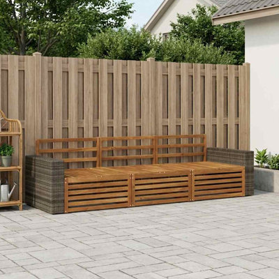 261.5cm Wide Patio Sectional Set