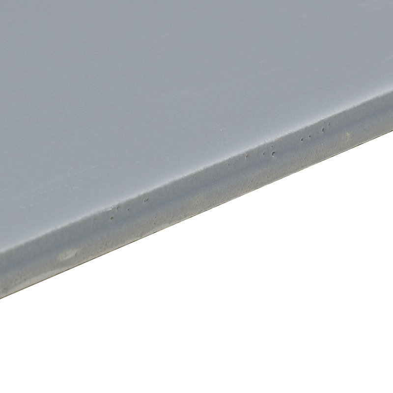 Carreau de céramique bullnose 6 po x 3 po Guilford, gris