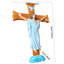 Décoration murale en résine pour croix avec dieu, statue de crucifixion religieuse