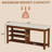 Upholstered Storage Bench with Flip Top and Adjustable Divider for Entryway, Bedroom, Living Room-403615836