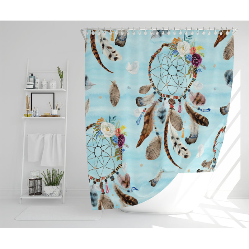 Broumov Polyester Shower Curtain Set