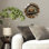 Horloge murale en bois avec horloge murale 12 po
