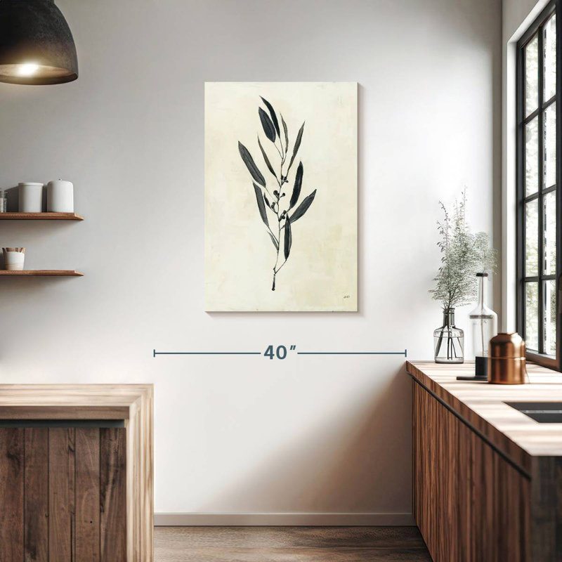 Harnek Minimalist Botanical Study I, 36" H x 24" W