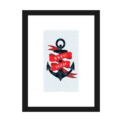 Nautical Anchor - impression d'art graphique