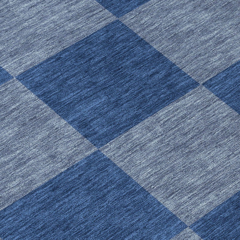 Machine Washable Indoor/Outdoor Buster ACN2345 Geometric Rug, Rectangle 5' x 7'6"