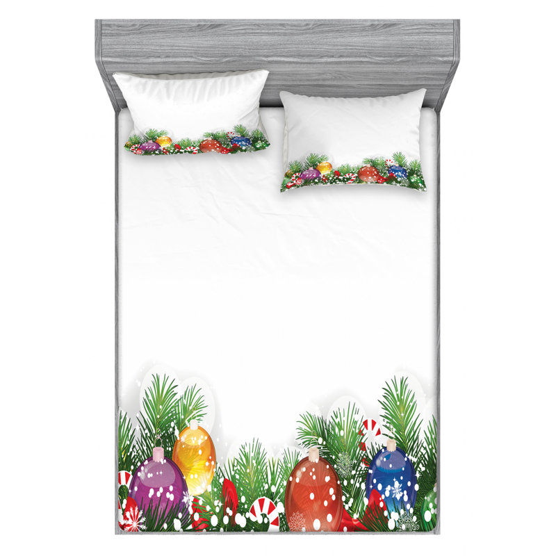 Microfiber Sheet Set, Full Sheet Set with Fitted Sheet