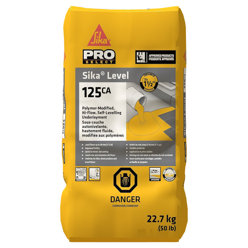 Sika® Level-125 - Durable, cementitious, self-leveling underlayment