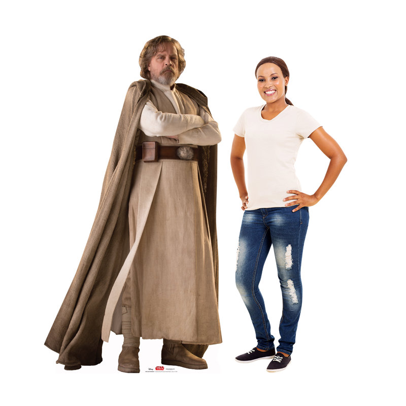 Accroche découpé en carton star guerres viii the last jedi luke skywalker™