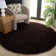Assar Modern Handmade Shag Chocolate Area Rug