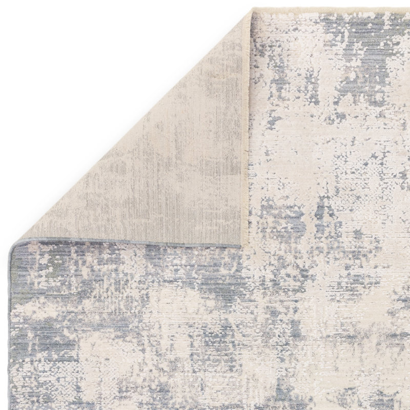 Plaza Abstract Sky Blue Area Rug, Rectangle 160 x 240 cm