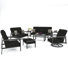 Chesler 7 Person Seating Group With Sunbrella Cushions
