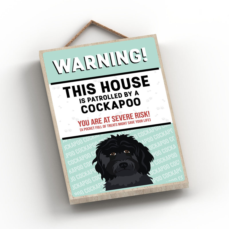 Katie Pearson Cockapoo Wooden Wall Décor