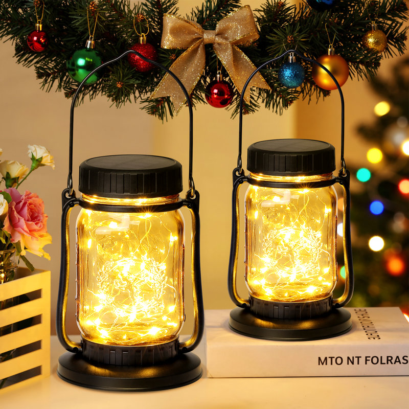 6.89'' Solar Powered Integrated LED Outdoor Lantern