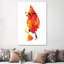 Punk Bird by Robert Farkas - Print on Canvas-42155970-101431398