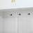American Style 4-in-1 Hall Tree with Padded Bench, Adjustable Shelves and Coat Rack Hooks-209110452