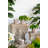 Set Of 4 Sand And Cement Planters With Botanical Motifs