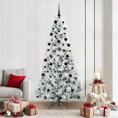 Artificial Hinged Christmas Tree Green PE and PVC
