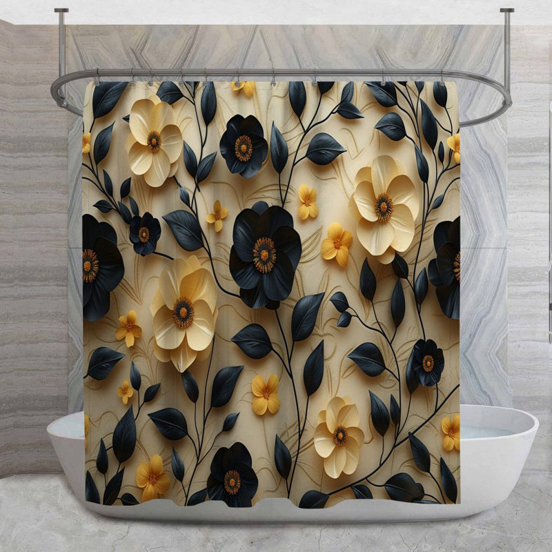 Rideau de douche Clerge, H 73 po x l 70 po