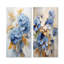 Ensemble de salon art mural bleu et or Minimalisme Pansy Radiance-1672998932-1672998929