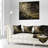 Abstract Metallic Fabric Pattern Lumbar Pillow