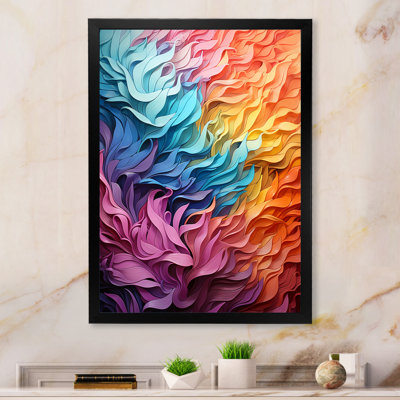 " Multicolor Op Art Vibrant Oscillations "