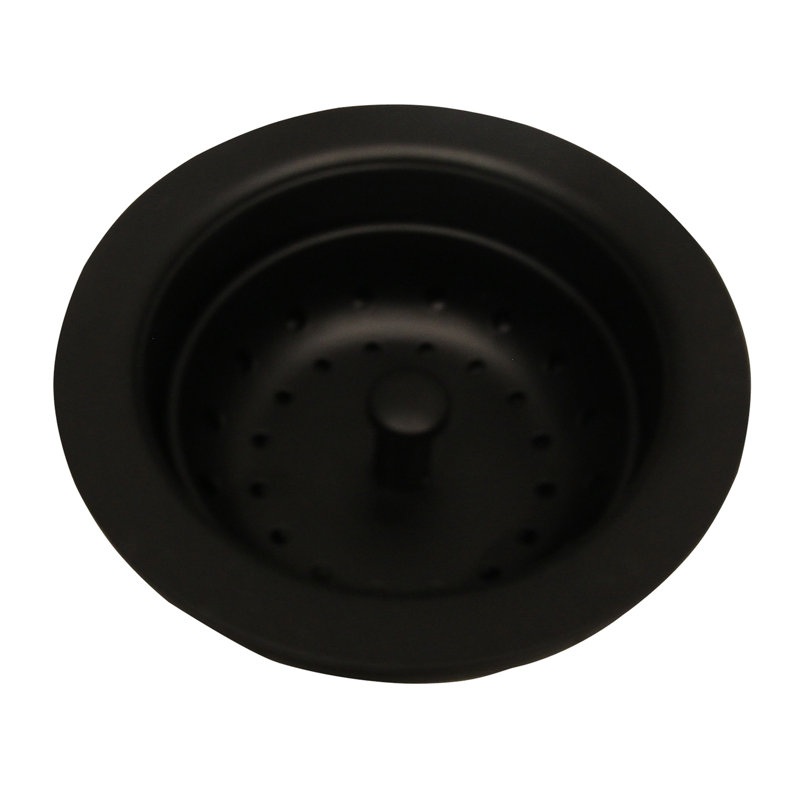 Drain pour évier de cuisine Bracket Strainer, Noir mat